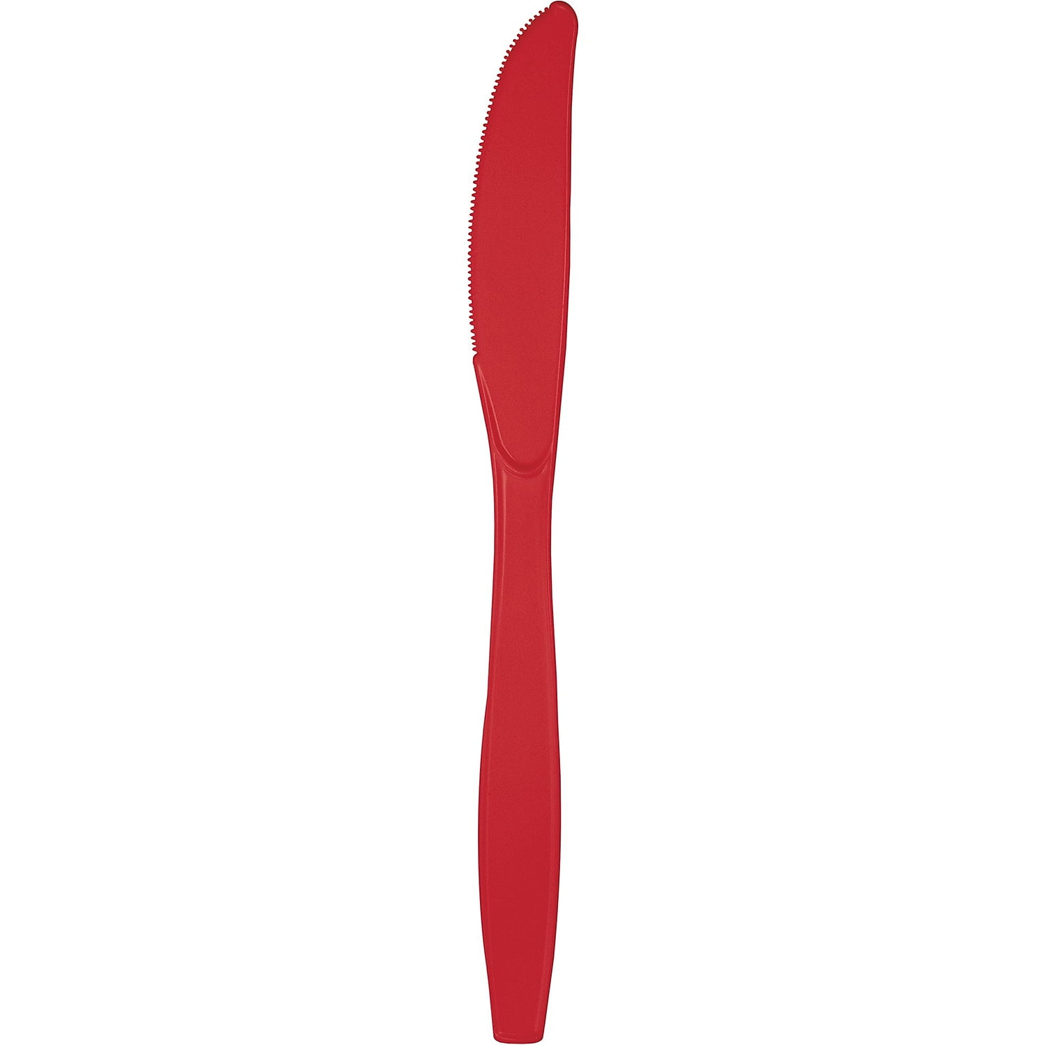 Classic Red Plastic Knives