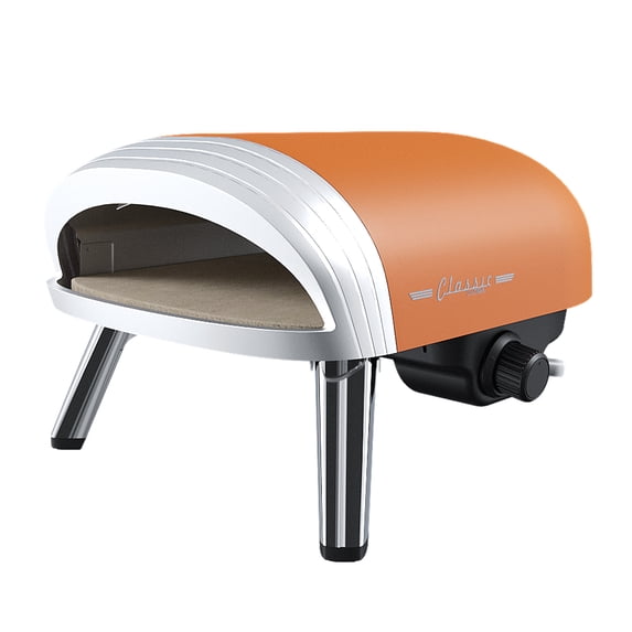 Classic Retro 12" Propane Pizza Oven Matte Orange
