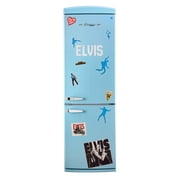 Elvis Classic Retro 12 cu ft Top Mount Refrigerator in Blue Hawaii