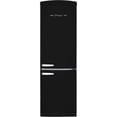 thumbnail image 1 of UNIQUE UGP340LMBAC 12 Cu. Ft. Matte Black Counter-Depth Retro Bottom Freezer Refrigerator, 1 of 4