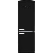Unique Appliances Classic Retro 12 Cu. Ft. Counter-Depth Bottom Freezer Refrigerator Matte Black
