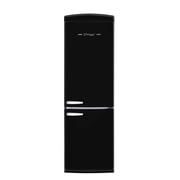 Unique Appliances Classic Retro 12 Cu. Ft. Counter-Depth Bottom Freezer Refrigerator   Midnight Black