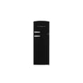 thumbnail image 1 of Classic Retro 7.5 cu ft Top Mount Refrigerator in Matte Black, 1 of 9
