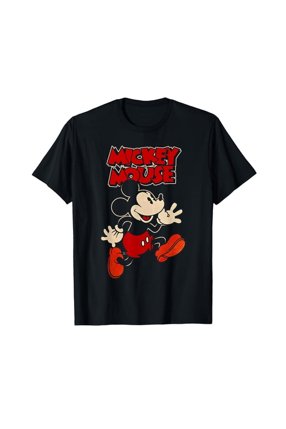 Classic Retro Cartoon Mouse Graphic T-Shirt for Fun and Stylish Everyday Wear