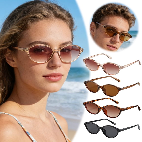 Classic Retro Cycling Glasses UV Protection Sports Eyewear Lightweight Resin Outdoor Glasses Anti-Glare HD Lens Glasses for Biking Running Hiking Driving
