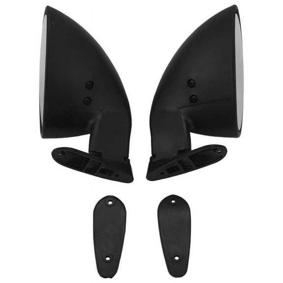 Classic Retro Door Wing Side Mirror Car Matte Rearview Mirror Style Car Accessories Black L+R White Mirror