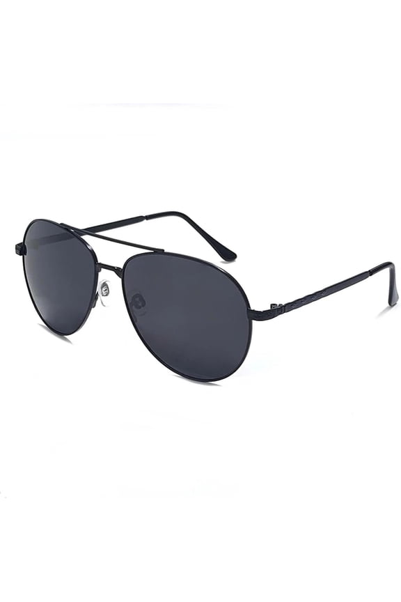 Classic Retro Polarized Sunglasses for Men Women Vintage Sun Glasses Eyewear(Black,one)