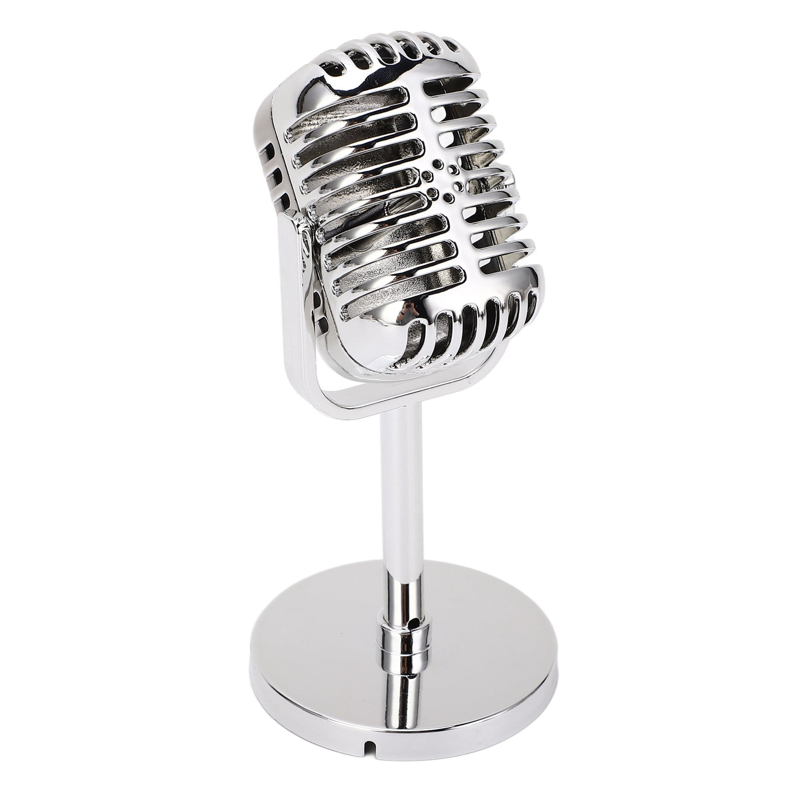 Classic Retro Style Microphone Prop, Fake Vintage Microphone Prop Model