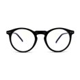 thumbnail image 1 of Classic Retro Thin Plastic Keyhole Blue Light Flitering Computer Glasses Black, 1 of 4