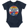thumbnail image 1 of Classic Retro Video Game Mega Man Romper Boys or Girls Infant Baby Brisco Brands 12M, 1 of 6