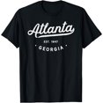 thumbnail image 1 of Classic Retro Vintage Atlanta Georgia USA ATL 1847 Novelty T-Shirt, 1 of 3