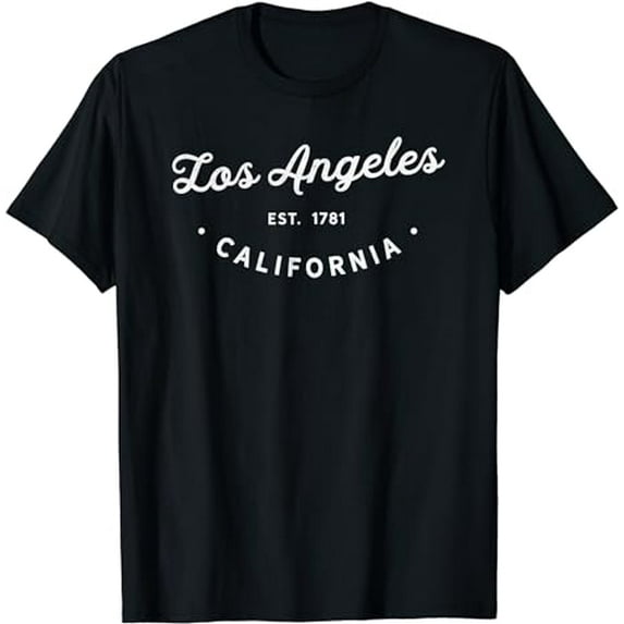 Classic Retro Vintage Los Angeles California LA 1781 USA T-Shirt