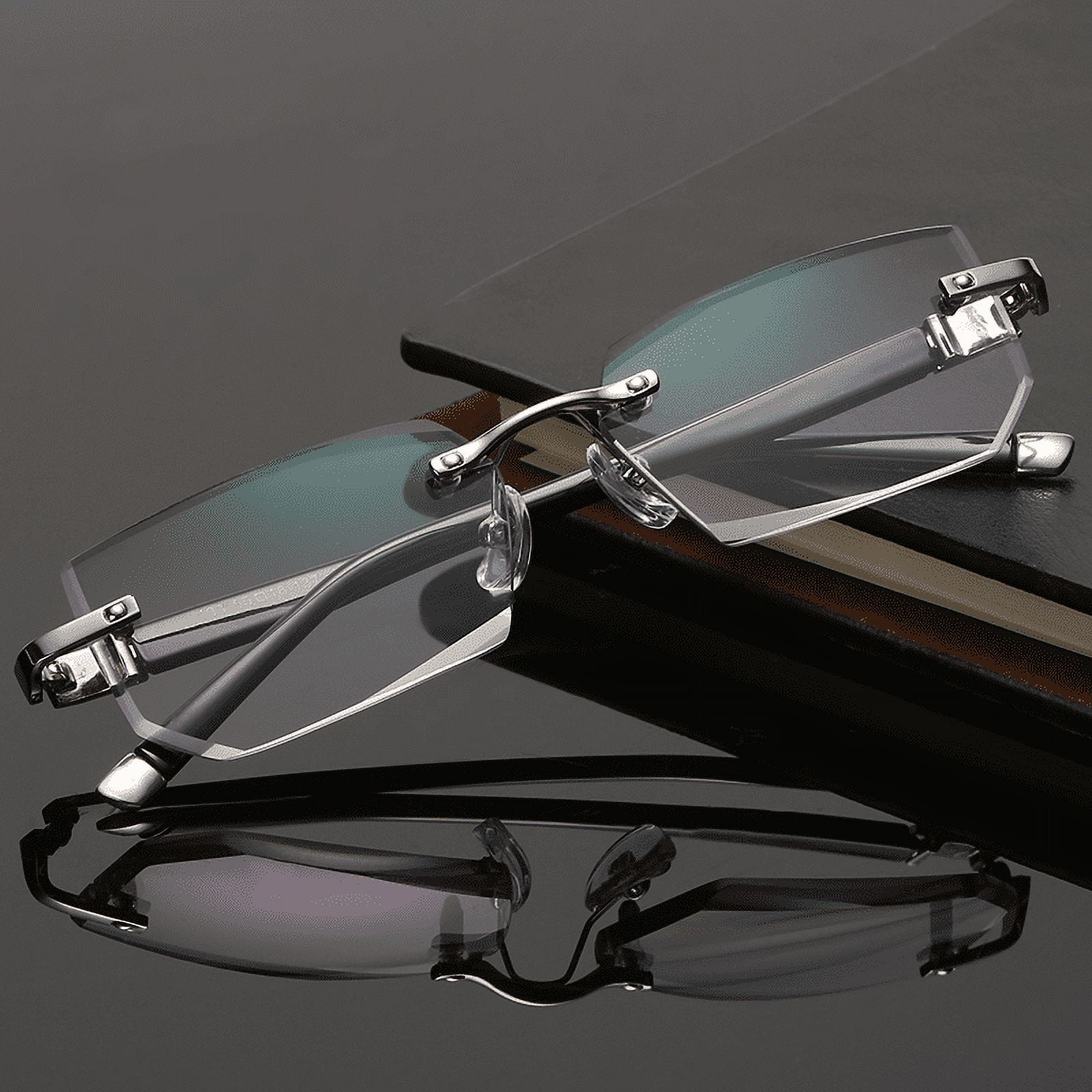 Classic Rimless Computer Glasses for Men & Women - Walmart.com