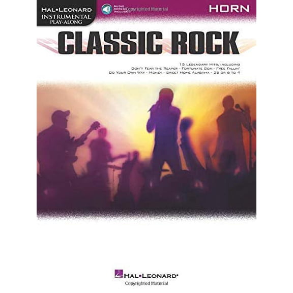 Classic Rock: Instrumental Play-Along for Horn