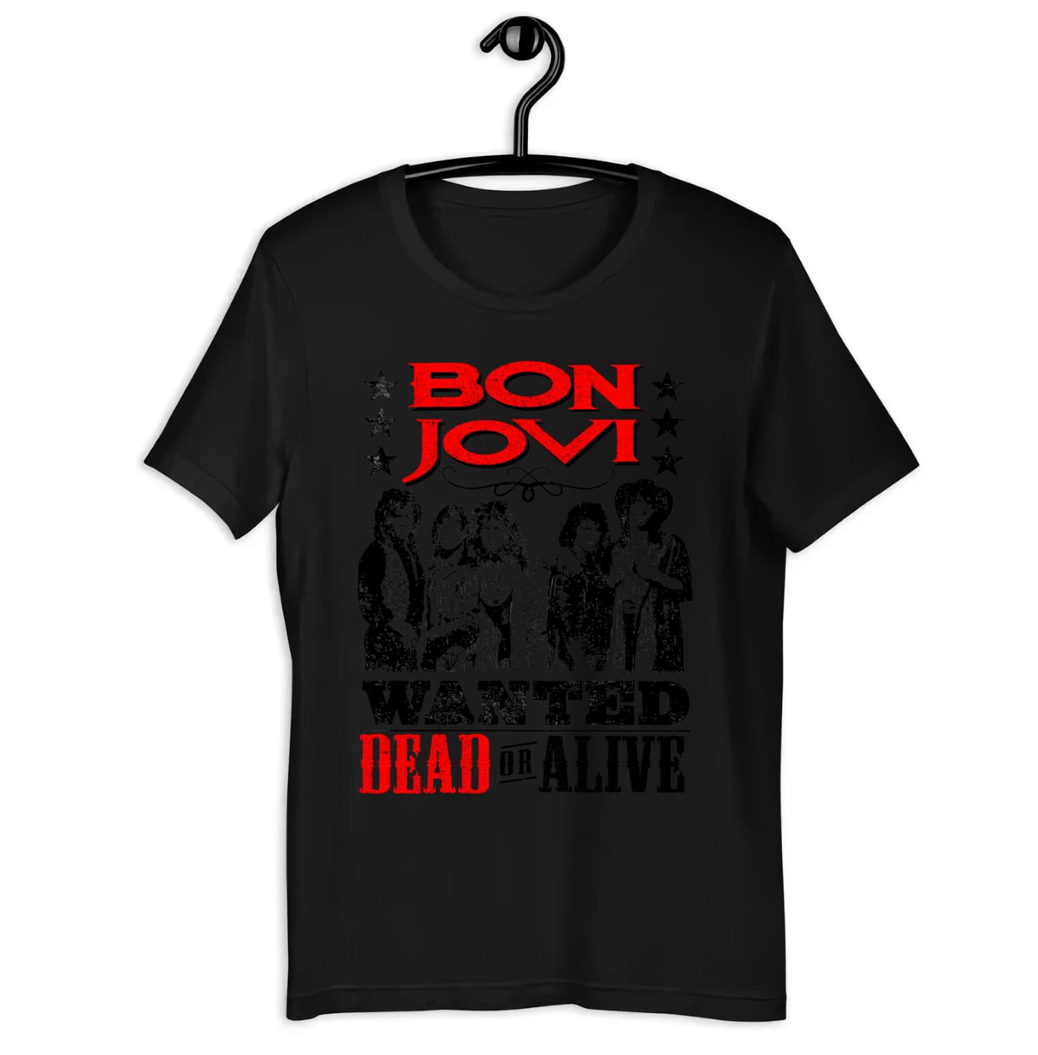 Classic Rock Legend Wanted Dead Or Alive Shirt, Ideal Gift For Music ...
