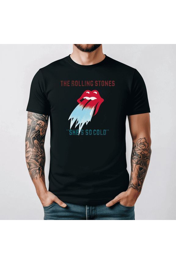 Classic Rock She Is So Cold Graphic T-shirt 2024 Music Top,for unisex up to 5XL