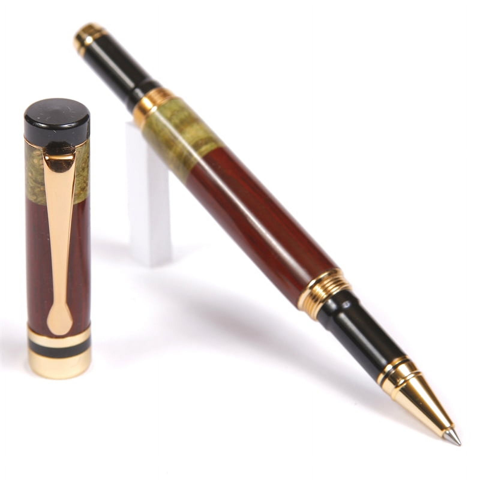 Classic Rollerball Pen - Cocobolo with Green Box Elder