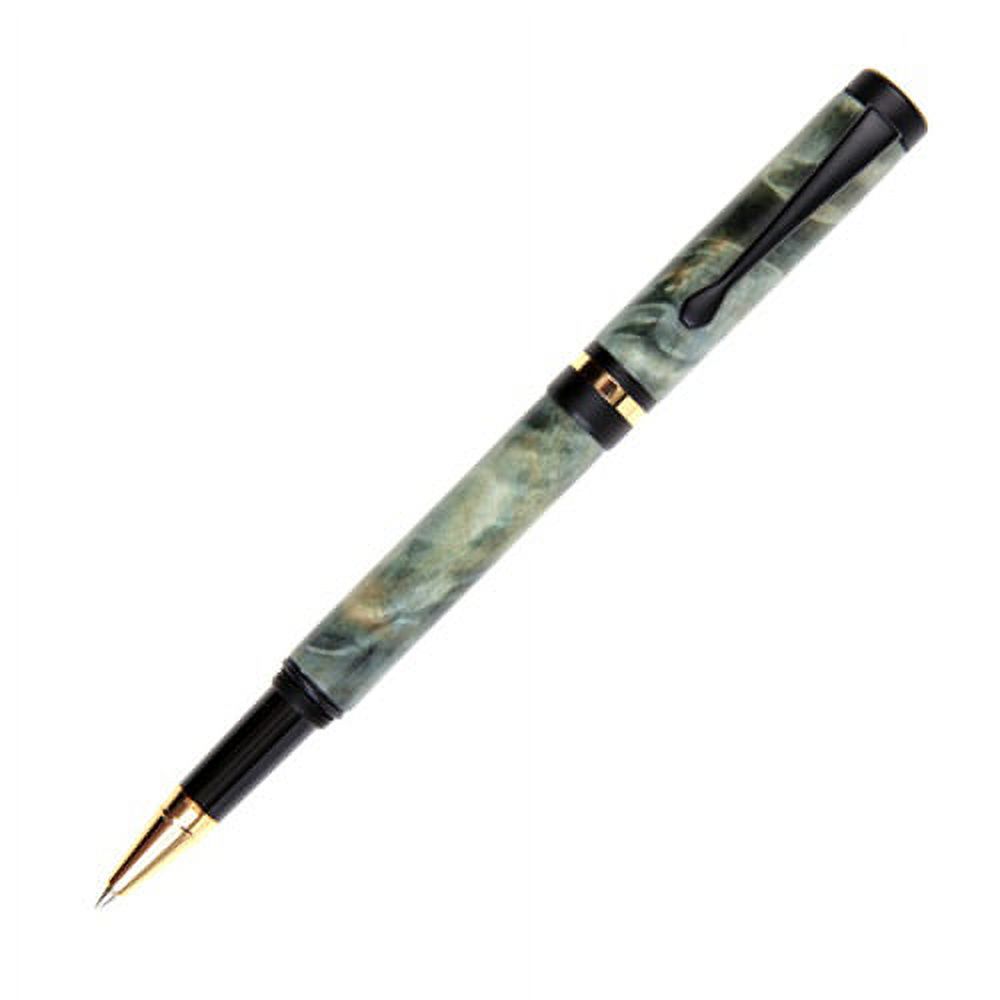 Classic Rollerball Pen - Teal Maple Burl