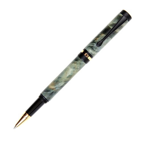Classic Rollerball Pen - Teal Maple Burl