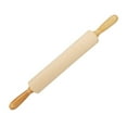 thumbnail image 1 of Classic Rolling Pin, w/handles 2.4" dia. x 12" long, 1 of 5