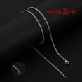 thumbnail image 1 of Classic Rope Chain Men Necklace Width 2/3/4/5 MM Stainless Steel Figaro Cuban Chain Necklace For Men Women Jewelry, 1 of 6