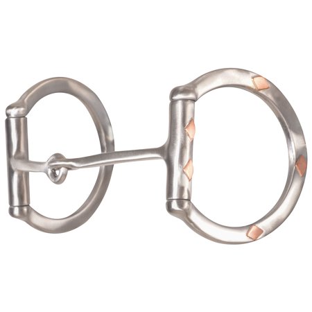 Classic Equine Sherry Cervi Diamond D-Ring Barrel Bit 5" Mouthpiece