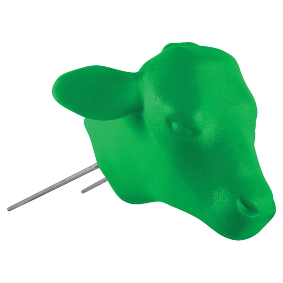 Classic Rope Western American Premium High Quality Plastic Dummy Calf Head Green