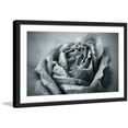 thumbnail image 1 of "Classic Rose in Grey" Framed Painting Print, 1 of 4