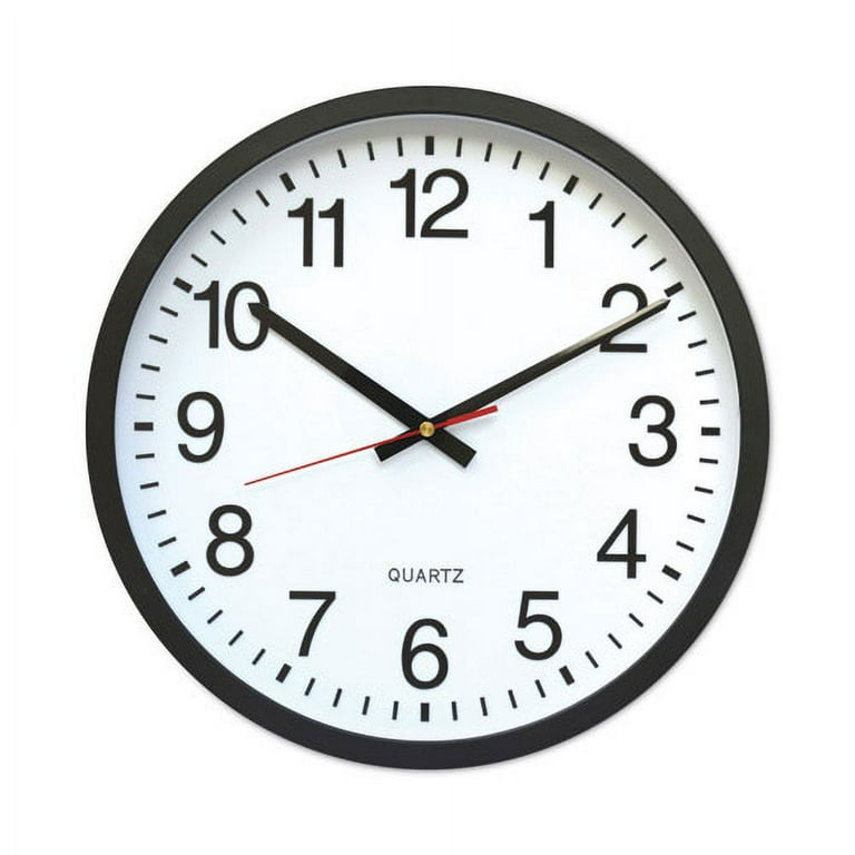 Classic Round Wall Clock, 12.63 Classic Round Wall Clock, 12.63