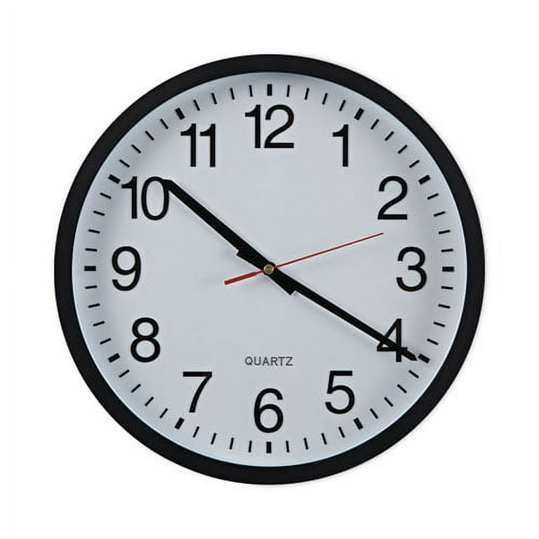 Classic Round Wall Clock, 12.63 Classic Round Wall Clock, 12.63