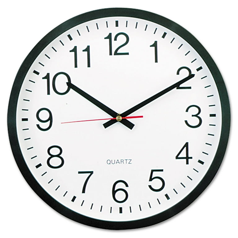 Classic Round Wall Clock, 12.63 Classic Round Wall Clock, 12.63