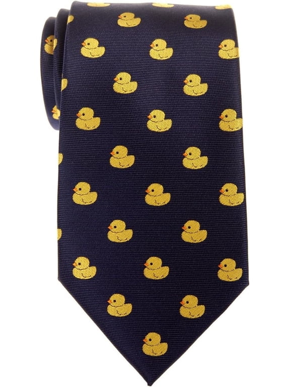 Classic Rubber Duck Woven Microfiber Men's Tie Necktie