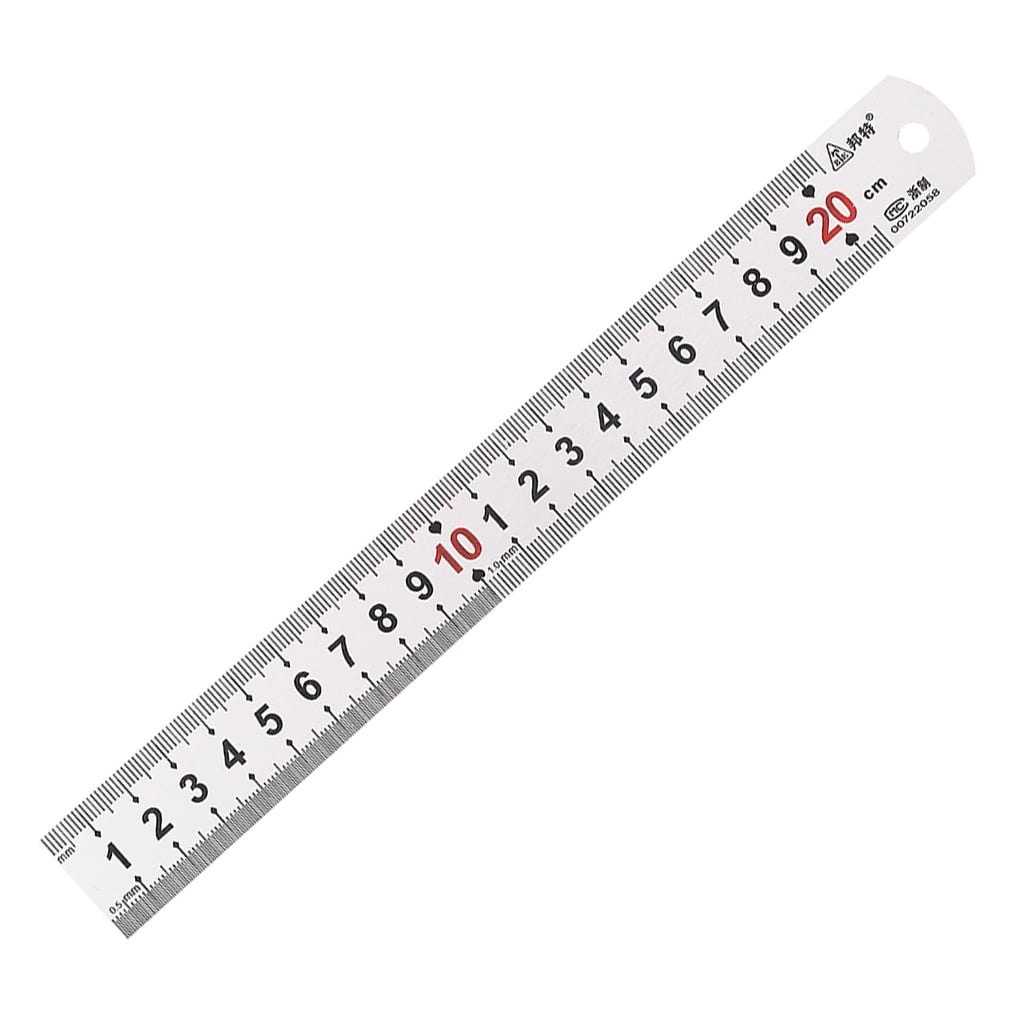 Classic Ruler for w/ Metric & Imperial 20cm Stainless Steel Ruler ...