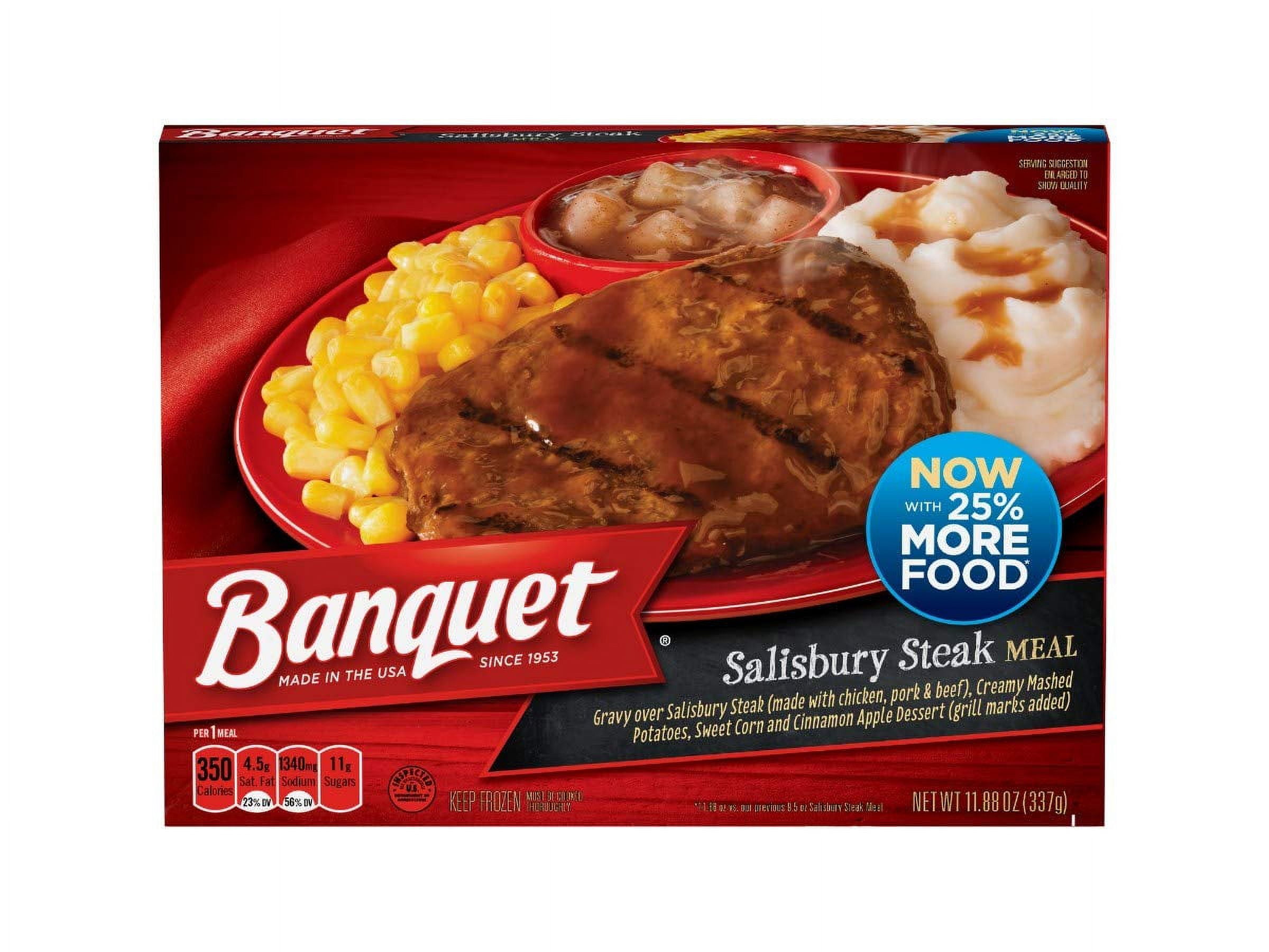 Classic Salisbury Steak Meal, 11.88 Ounce - 12 Per Case. - Walmart.com