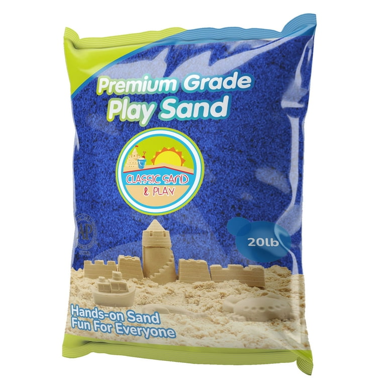 Classic Sand & Play Blue Colored Play Sand, 20 lb. Bag, Natural and  Non-Toxic