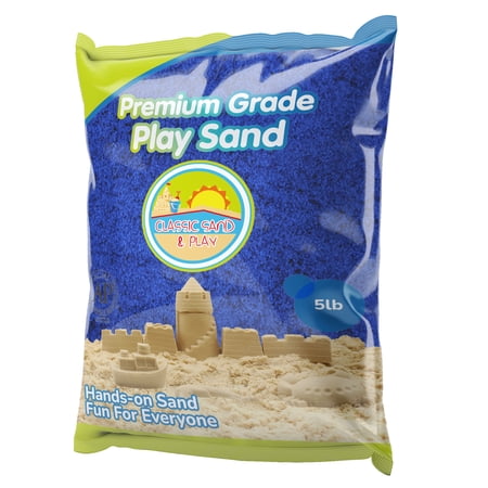 Classic Sand & Play Blue Colored Play Sand, 5 lb. Bag, Natural and Non-Toxic