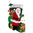 thumbnail image 1 of Classic Santa Felt Christmas Stocking Kit, 1 of 3