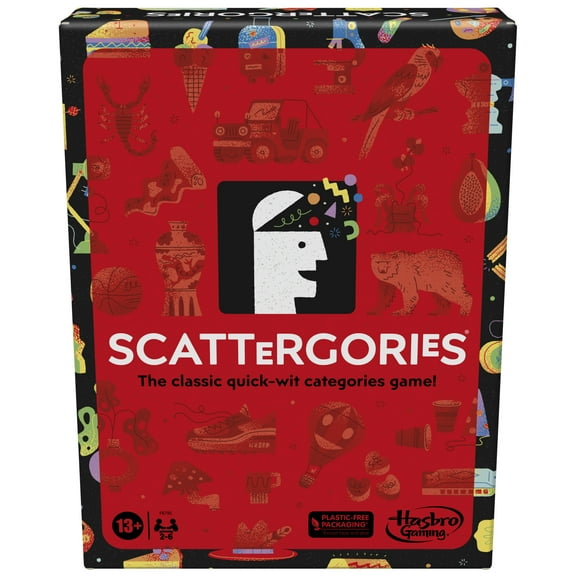 Classic Scattergories Game, Party Game for Adults and Teens Ages 13 and up