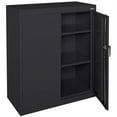 thumbnail image 1 of Classic Series 36"W x 42"H x 24"D Counter Height Storage Cabinet with Adjustable Shelves, Black, 1 of 1
