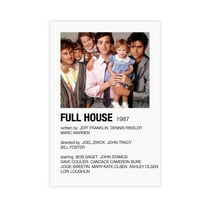 Classic Series Full House Vintage Canvas Poster Wall Art Decor Print Picture Paintings for Living Room Bedroom Decoration Unframe