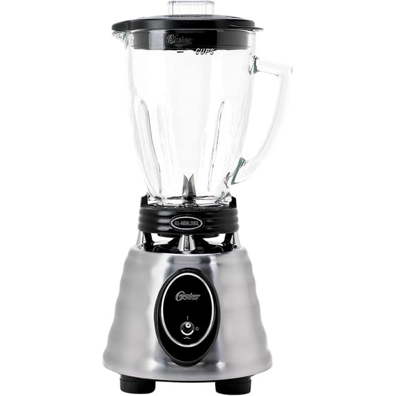 Classic Series Heritage Blender with 6-Cup Glass Jar, 1000W Power, Stainless Steel Countertop Kitchen Blender