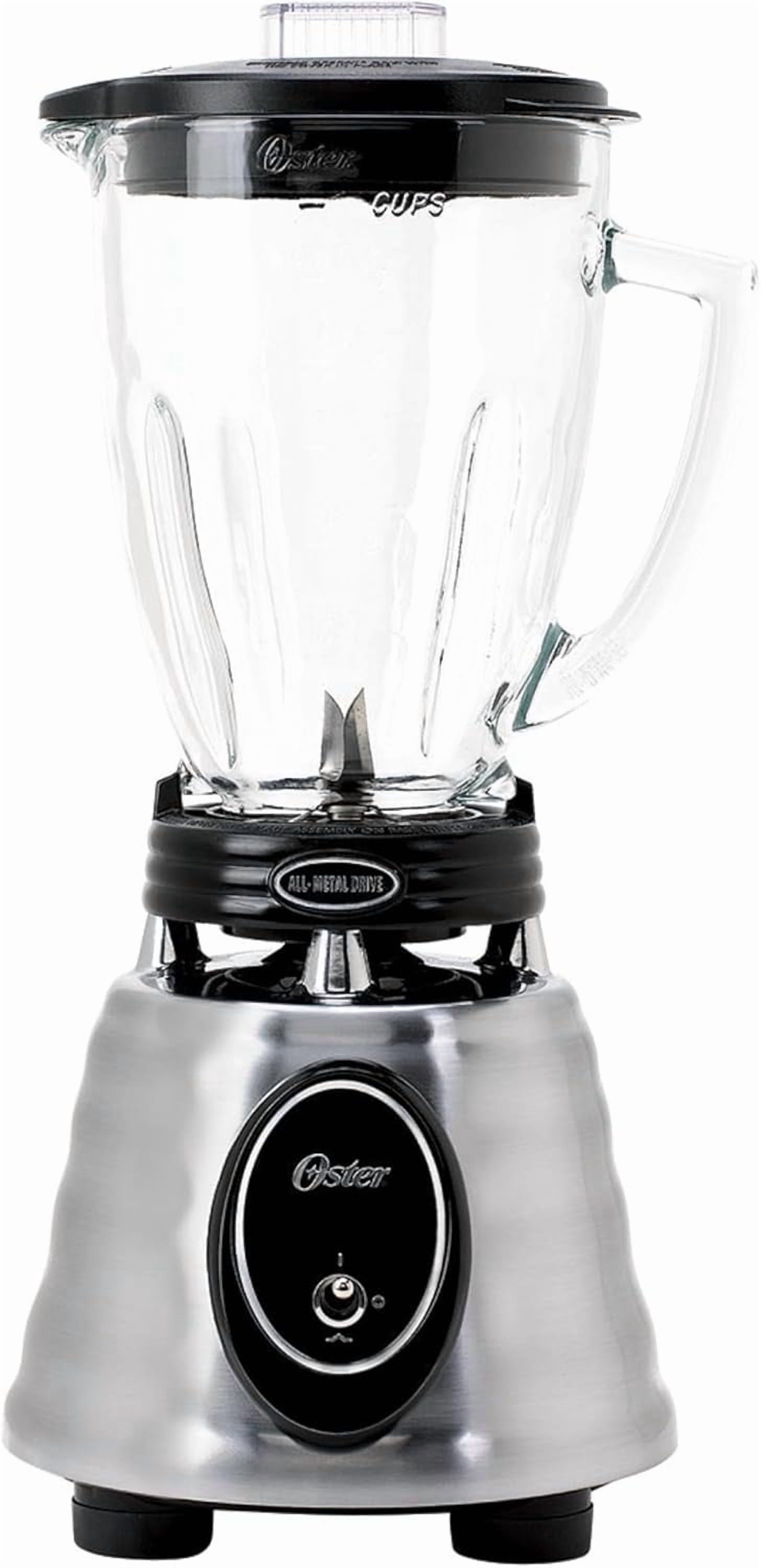 Classic Series Heritage Blender with 6-Cup Glass Jar, 1000W Power, Stainless Steel Countertop Kitchen