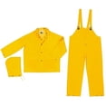 thumbnail image 1 of Classic Series Limited Flammability 3-Pc Rain Suit, Jacket/Hood/Pants, 0.35 mm, PVC/Polyester, Yellow, 2X-Large | Bundle of 2 Each, 1 of 1