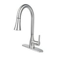 Classic Series SingleHandle Standard Kitchen Faucet in Brushed Nickel