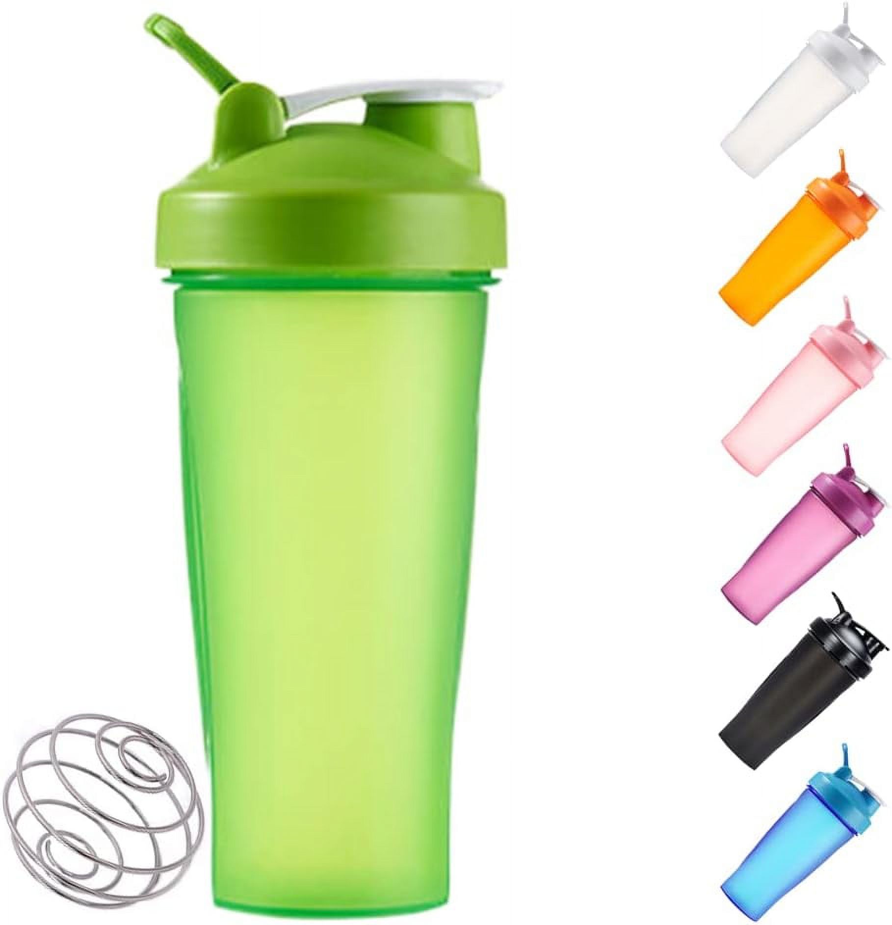 Classic Shaker Bottle 24oz Gym Protein Shake & PreWorkout Mixer