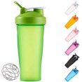 Classic Shaker Bottle 24oz Gym Protein Shake & PreWorkout Mixer