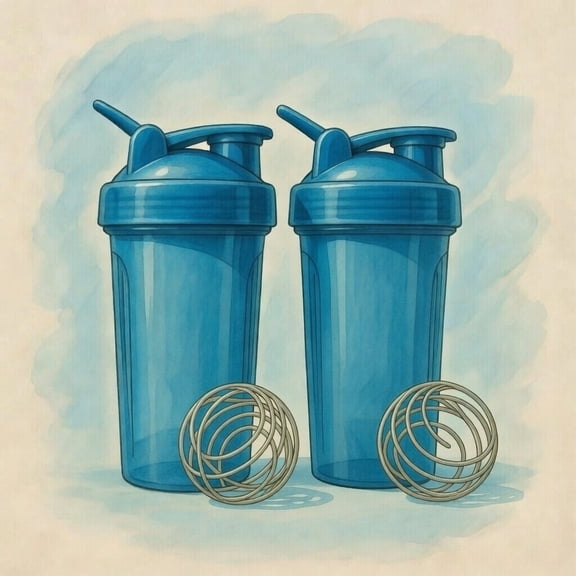 Classic Shaker Bottle Perfect for Protein Shakes and Pre Workout, 20-Ounce