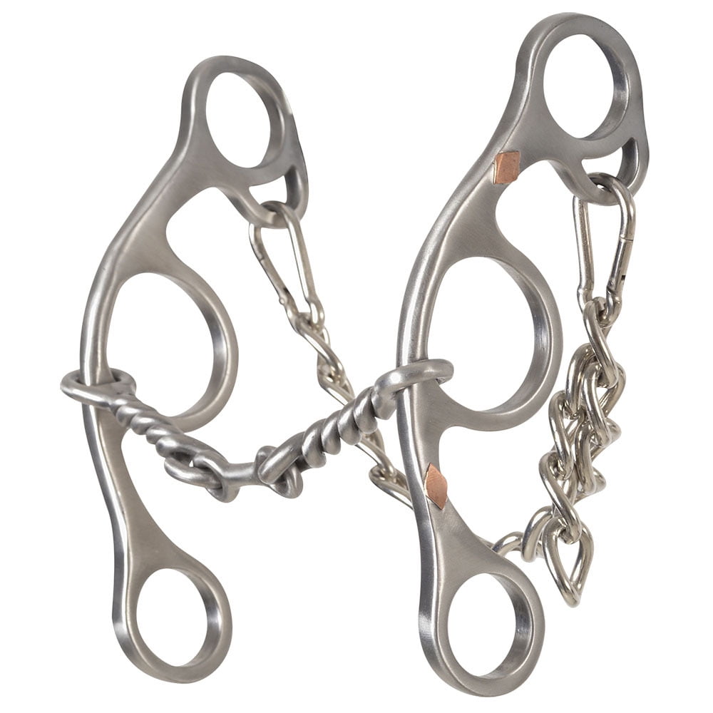 Classic Equine Sherry Cervi Twisted Wire Dogbone Gag Bit