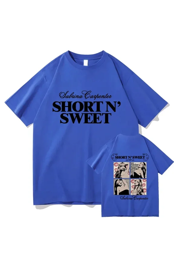 Classic Short Sleeve Tee, Double Side Cotton Urban Outfit, Stylish Casual Shirt Vintage Design, Unisex Vintage Aesthetic Outfit, Graphic Tee Gift ROYAL BLUE