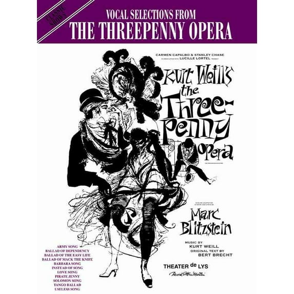 Classic Shows: The Threepenny Opera (Vocal Selections) : Piano/Vocal/Chords (Paperback)